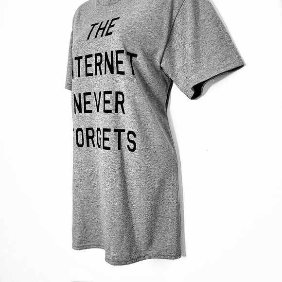 3/$15 | The Internet Never Forgets Graphic Tee | S - Picture 3 of 7
